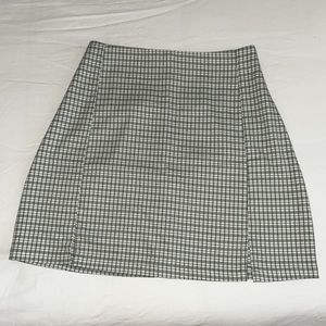 Brandy Melville John Galt High Waisted Plaid Mini Skirt
